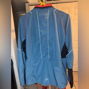 Craft Blue and Red Windbreaker